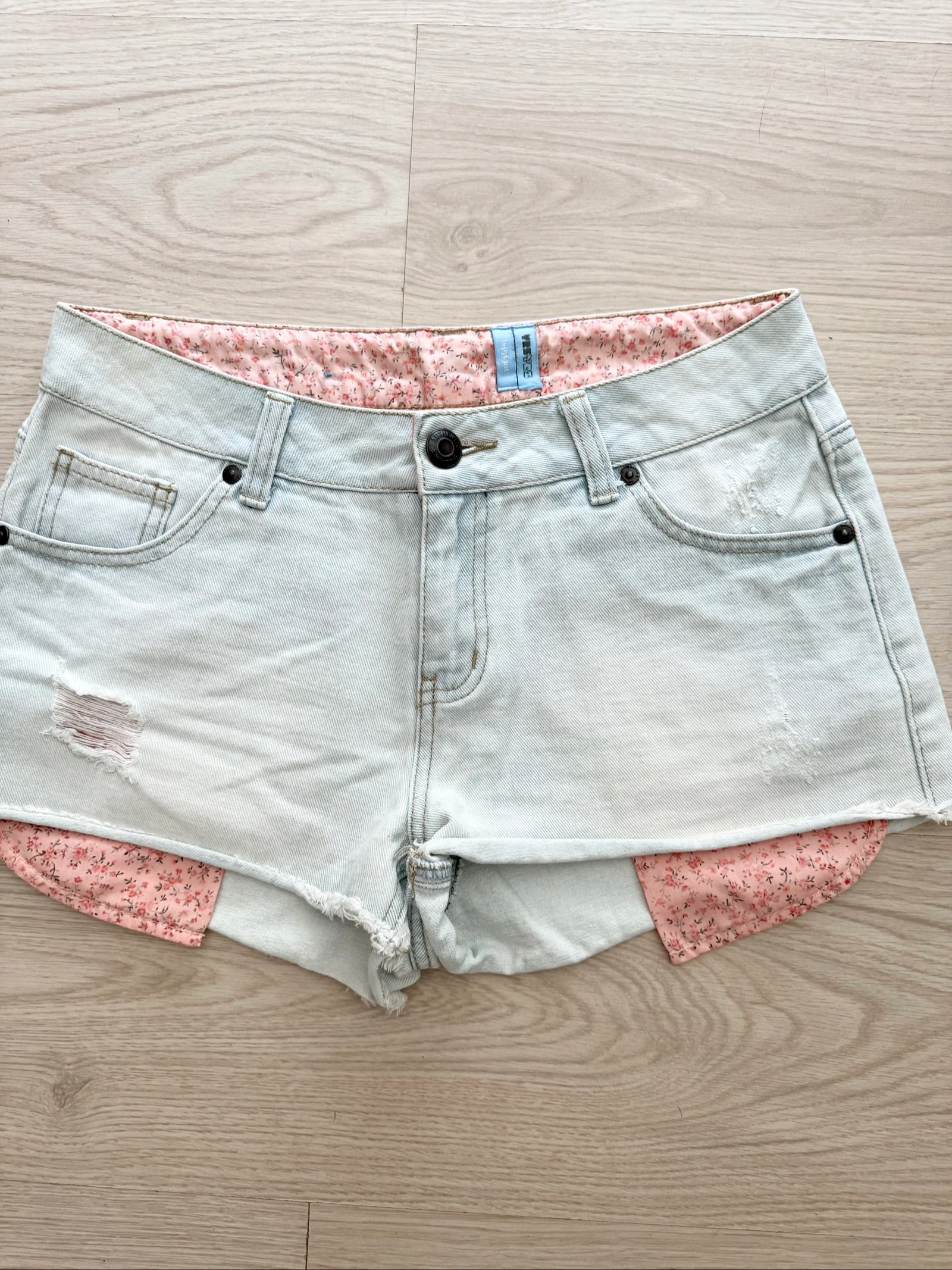 Shorts jeans azul claro - Boutique independente tamanho 38 M – photo 3